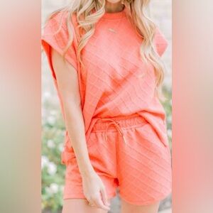 Coral Women's Short Set